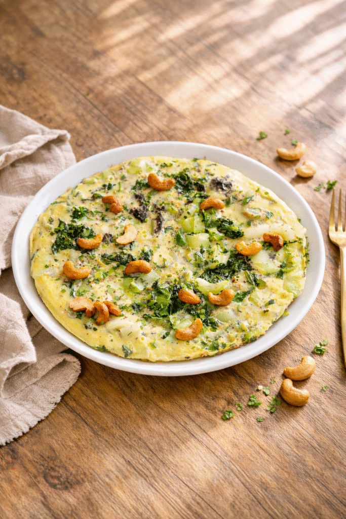 Omelet met Paksoi en Nori